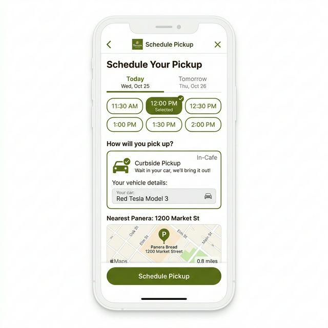 Schedule & Curbside Pickup