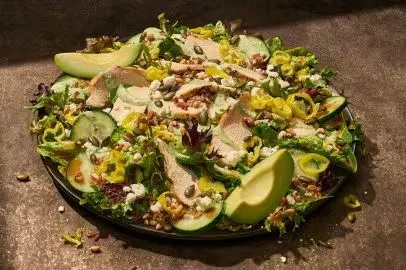 Half Balsamic Chicken Greens with Grains