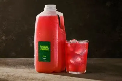 Blueberry Lavender Lemonade - Naturally Flavored - Half Gallon