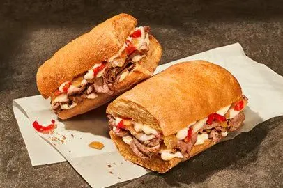 Half Ciabatta Cheesesteak