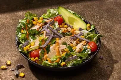 Half Southwest Chicken Ranch Salad