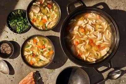 Homestyle Chicken Noodle Soup - Group