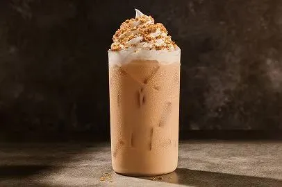 Iced Crème Brûlée Latte
