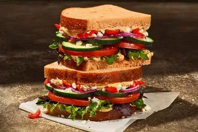 Half Mediterranean Veggie