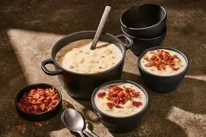 Rustic Baked Potato Soup - Group