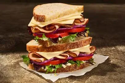 Half Turkey & Cheddar Sandwich
