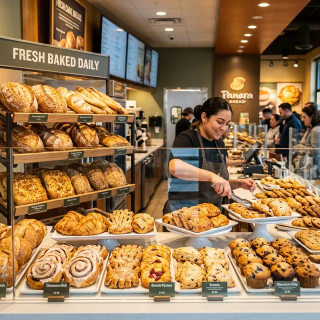 Panera Bread café counter