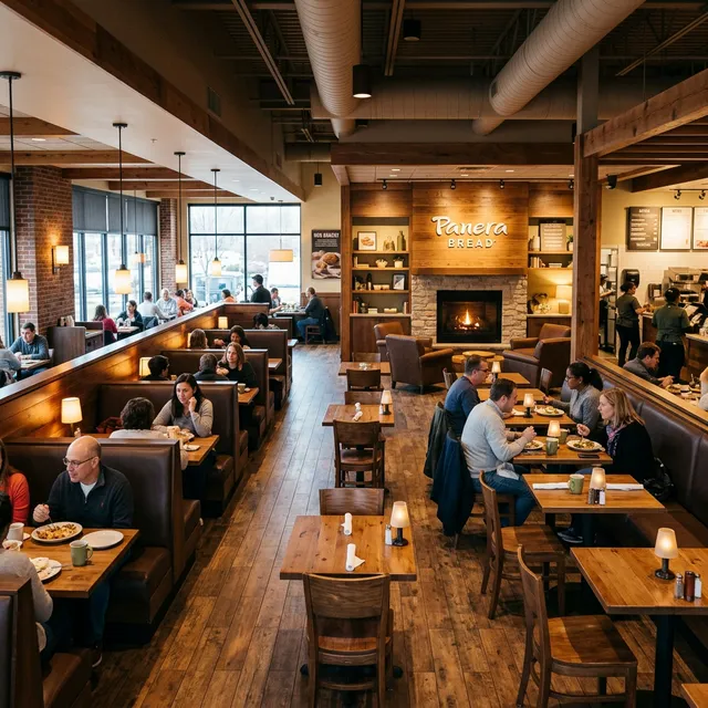 Panera Bread dining room